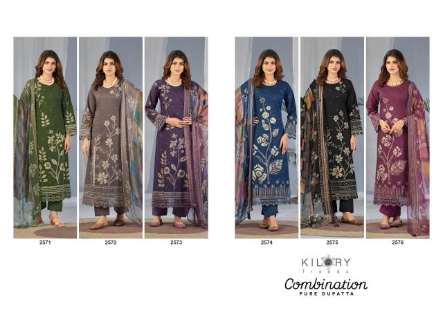 Kilory combination designer dress materials in mumbai wholesale
